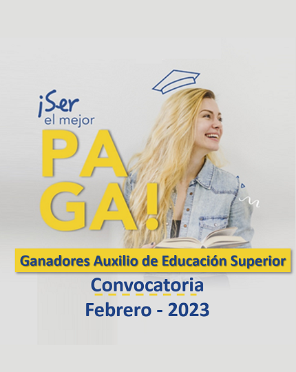 Ganadores Auxilio Educación Superior